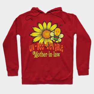 Unbelievable Mother-in-law Sunflowers and Bees Hoodie